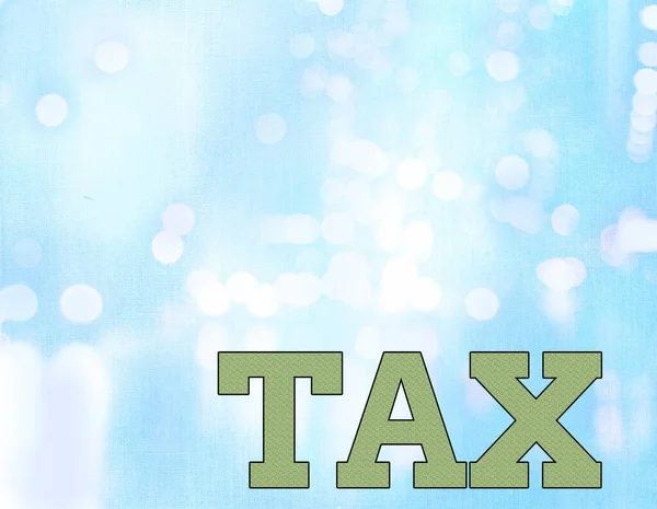Scrivere una nota che mostra le tasse. Fotografia aziendale in mostra Contributo obbligatorio alle entrate statali Prelievo imposto dal governo . — Foto Stock