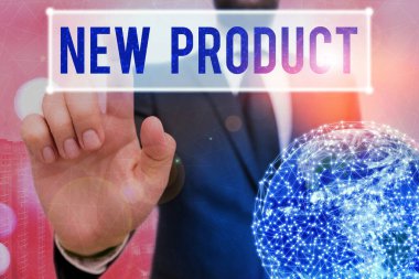 Writing note showing New Product. Business photo showcasing goods and services that differ significantly in characteristics.