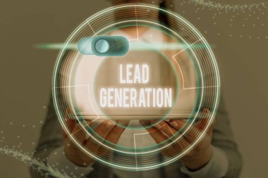 Word writing text Lead Generation. Business concept for process of identifying and cultivating potential customers.