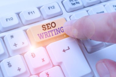 Word writing text Seo Writing. Business concept for grabbing the attention of the search engines using specific word.