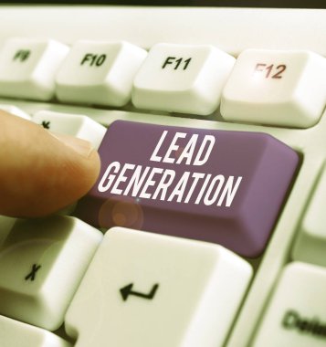 Word writing text Lead Generation. Business concept for process of identifying and cultivating potential customers.