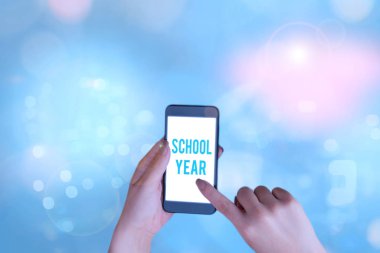 Word writing text School Year. Business concept for the annual period of sessions of an educational institution.