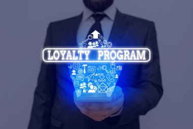 Handwriting text writing Loyalty Program. Concept meaning marketing effort that provide incentives to repeat customers.