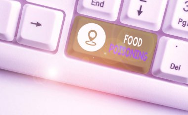 Handwriting text Food Poisoning. Concept meaning the illness caused by bacteria or other toxins in food.