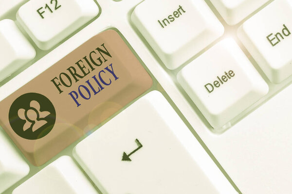 Концептуальный почерк, показывающий внешнюю политику. Бизнес фото текст правительственной стратегии в отношениях с другими странами
.