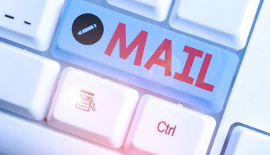 Text sign showing Mail. Conceptual photo letters or parcel sent or delivered by means of the postal system.