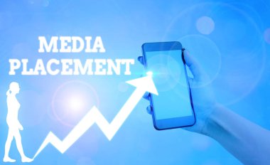 Word writing text Media Placement. Business concept for the method of placing your ad message using the media.
