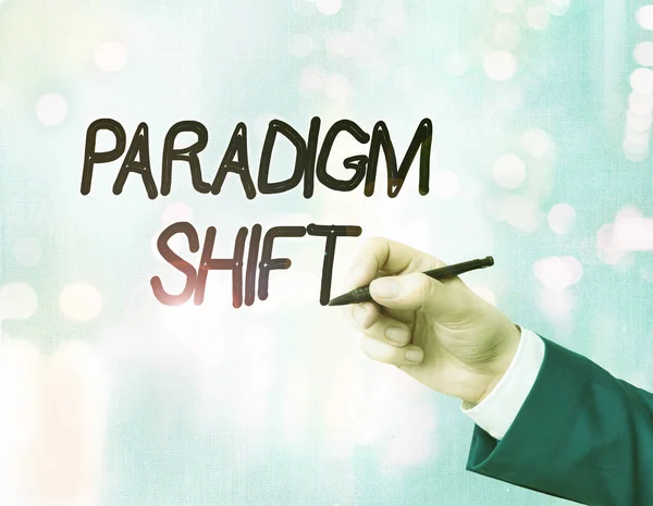 Word writing text Paradigm Shift. Business concept for fundamental change in approach or underlying assumptions. — Stock Photo, Image