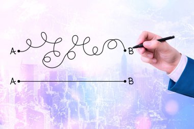Conceptual hand writing showing Simplify your ideas. Business photo text Make your business simpler and easier to understand. Clarify or resolve some difficulties or complicated concepts. Reduce or