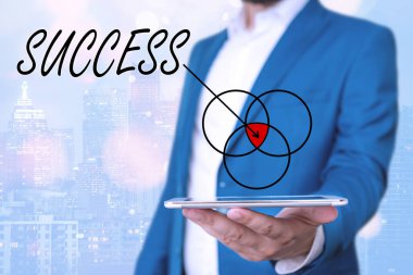 Text sign showing Achieving Success. Conceptual photo Growth success concept. Plan to increase positive indicators in the business. Developing the business to achieve maximum potential. Accomplishment