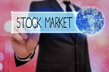 Sözcük yazma borsası. Ticari simsarlar için ticari konsept, Nasa tarafından desteklenen bu imajın unsurları ile şirketlerin hisselerini halka açık bir döviz borsasında alıp satar..