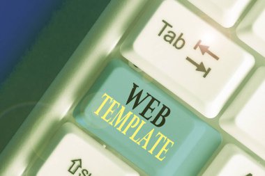 El yazısı web şablonu. Html web sayfası ya da web sayfalarına önceden tasarlanmış ya da eklenmiş anlamında kavram.