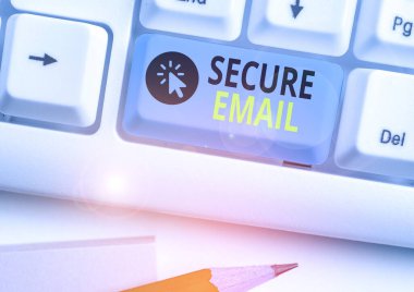 El yazısı metin güvenli e- posta. Kavram demek, e- posta içeriğini istenmeyen varlıklar tarafından okunmaktan korumak demektir.