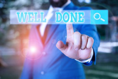 Aferin Done'yi gösteren kavramsal el yazısı. İş fotoğraf vitrin kullanılan öven gösteren veya grup bir şey için iyi bir yol yaptık.