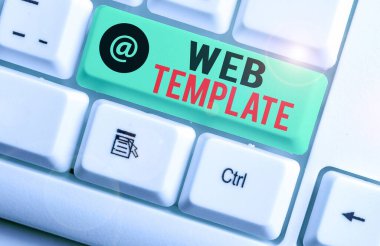 Web Şablonu 'nu gösteren kavramsal el yazısı. İş fotoğrafı metni Html web sayfası ya da web sayfası kümesine önceden tasarlanmış ya da eklenmiştir.