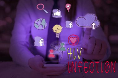 Hiv enfeksiyonu hakkında yazı yazmak. Cinsel yolla bulaşan enfeksiyon ve kronik hastalık konsepti.