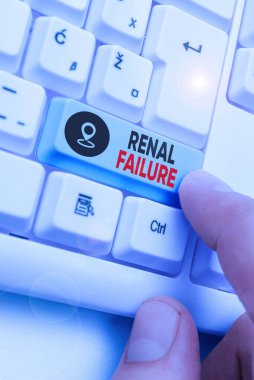 El yazısı Renal Failure. Konsept, böbreklerin artık çalışmadığı tıbbi durum anlamına gelir..