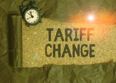 El yazısı Tarife Değişikliği. İthal mal ve hizmetlere uygulanan vergi değişikliklerinin kavramı.