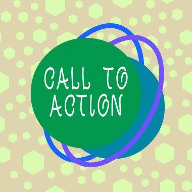 Arama-Eylem 'i gösteren mesaj işareti. Kavramsal fotoğraf uyarısı sorunlu amaca ulaşmak için bir şey yapar. Asimetrik düzensiz biçim şekli nesne ana hatları çoklu renk tasarımı.