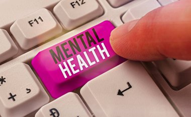 El yazısı metin Ruh Sağlığı. Kavram anlamı, psikolojik refahlarına ilişkin durum larını gösterir.