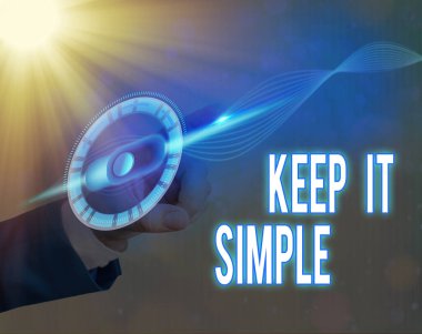 Basit Tut'u gösteren metin işareti. Kavramsal fotoğraf kolay bir şey sormak çok fazla detaya girmeyin anlamak.