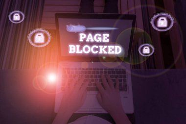 Kelime yazma metni engellendi. Kullanıcılar için iş konsepti erişilemez veya web sayfası kullanılamaz.