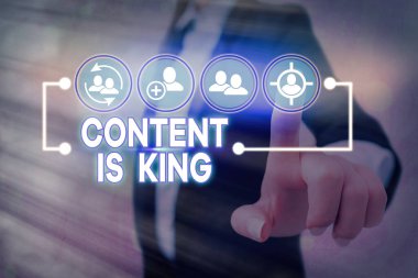 İçeriği Gösteren Kavramsal el yazısı Kraldır. İş fotoğraf vitrin pazarlama artan görünürlük olmayan ücretli arama sonuçları odaklı.