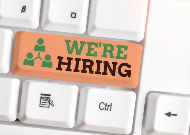 Sözcük yazma metni kiralıyoruz. Uygulamaları inceleme ve aday bulma süreci için iş kavramı.