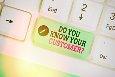 Müşteri Sorunu 'nu Tanıyor musun? Kavram, servis anlamına gelir bilgi ile müşterileri tanımla.