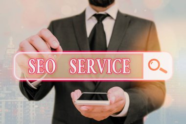 El yazısı Seo Servisi. Web sitesinin görünürlüğünü arttırmak için teknik ve prosedürlerin kavramsallaştırılması.