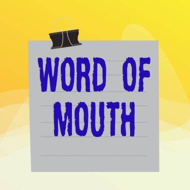 Ağzından çıkanı kulağın duyuyor mu? Kağıt satırları klasör suare not defteri renk arkaplanı olmadan iletilen iş fotoğrafı görüntüleme bilgileri.