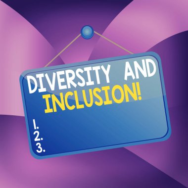 Çeşitlilik ve İçerik 'in el yazısı metinleri. Kavram aralığı farkı ırk cinsiyeti içerir Renkli hatırlatma boş tahta boş boşluk arkaplan dikdörtgeni.