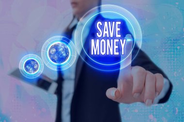 Tasarruf Parası 'nı gösteren not. İş fotoğrafçılığı her ay paranızın bir kısmını NASA 'nın sağladığı bu görüntünün bir süre sonra kullanmak üzere depoladı..