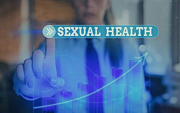 Szexuális egészséget mutató szöveg. Fogalmi fotó pozitív és tiszteletteljes megközelítése a szexuális kapcsolatok. — Stock Fotó