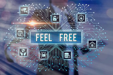 Free Feel 'i gösteren bir not yazıyorum. İş fotoğraflarında çekingenlik ya da tereddüt yoktur. Genellikle davetiye olarak kullanılır..