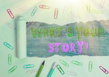 Senin Hikaye Sorunu Yazan El Yazısı. Geçmiş yaşam olayları hakkında soru sormanın anlamı kavramsal.