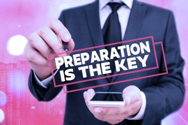 Anahtar, el yazısı hazırlık metni. Kavram, hataları azaltır ve faaliyetleri kısaltır demek..