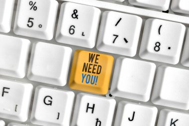 Mesaj işareti sana ihtiyacımız olduğunu gösteriyor. Görev ya da yükümlülüğün ihtiyaçlarını karşılamak için kavramsal fotoğraf.