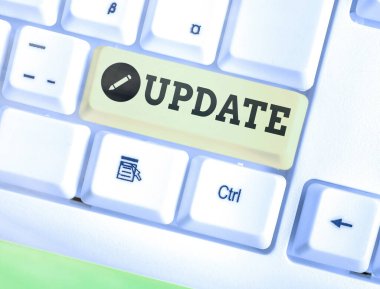 Güncelleme Metin Yazma Güncelleme. Kavram demek, yazılım programları gibi daha modern ya da güncel bir şey yapmak demektir..