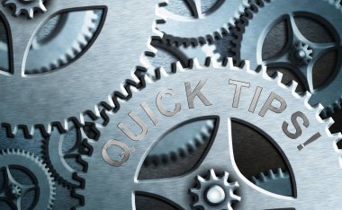 Kelime yazma metni Hızlı İpuçları. Küçük ama özellikle yararlı pratik tavsiyeler için iş kavramı.