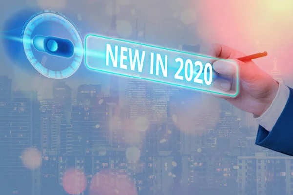 Текст, що показує Новий 2020 рік. Концептуальна фотографія чого очікуватиме або нове творіння на 2020 рік . — стокове фото