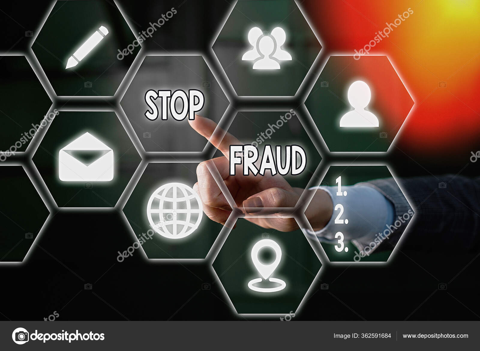 Написание Почерка Остановите Мошенничество. Концепция Означает.