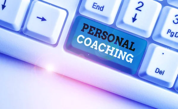 Handwriting text writing Personal Coaching. Concept meaning relationship agreement between a client and a coach.