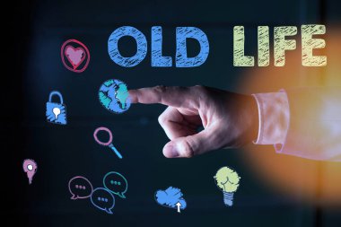 Word writing text Old Life. Business concept for the way I was in the past before some important change happened.