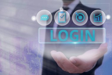 Word yazma metin oturum açma. İş kavramı tecavüz Blog sitesi için Kullanıcı adınızı ve şifrenizi kayıt kullanarak.