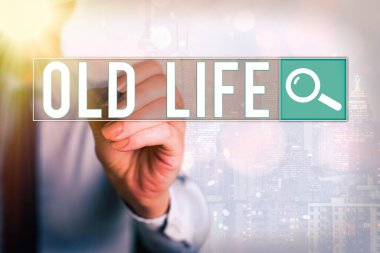 Word writing text Old Life. Business concept for the way I was in the past before some important change happened.