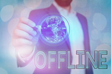 El yazısı çevrimdışı. NASA tarafından desteklenen bu görüntünün bilgisayar ya da dış ağ elemanlarına doğrudan bağlı olmayan kavram kavramı.