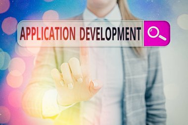 El yazısı metin yazma Uygulama Geliştirme. Mobil Aygıtlarda kullanmak için Bilgisayar Uygulamalarının oluşturulması anlamına gelen kavram.