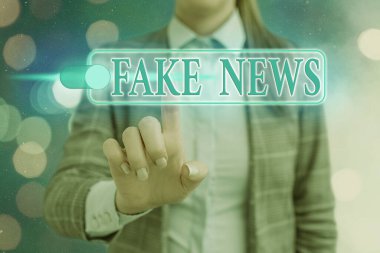 Sahte haber metni yazmak. Sahte bilgi için iş kavramı otantik haber kisvesi altında yayınlandı.