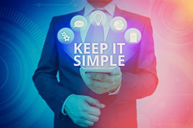 Basit Tut'u gösteren metin işareti. Kavramsal fotoğraf kolay bir şey sormak çok fazla detaya girmeyin anlamak.